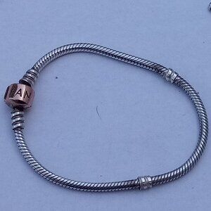 Pandora Rose gold sterling silver bracelet ALE